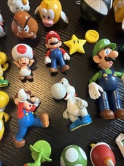 Super Mario Jakks World of Nintendo Figures Lot Yoshi Toad Luigi Bomb Fish Star
