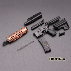 1:6 Scale M4 HK416 Assault Rifle Weapon Gun 12” Action Figure Soldier Plastic