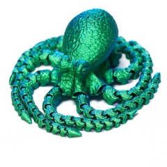 7.1inch 3D Printed Octopus Model,Articulated Animals Figure,Toys Home Decor