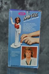 Vintage 1979 Ideal Toys Disco Dancin Andy Gibb Action Figure doll w Original Box