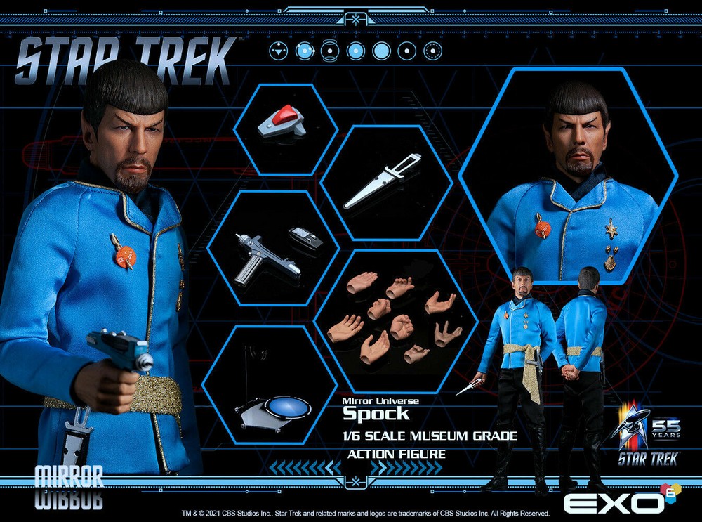Exo-6 Star Trek: TOS Mirror Universe Spock 1:6