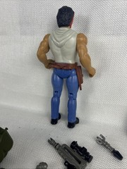 1986 Collect Rambo Fire Power Nearly Complete Sylvester Stallone Vintage Figure