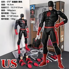 CT Toys Shadowland Daredevil Comic Ver. Black Suit 6in Action Figure New Boxed