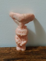 1986 Vintage Adam Bomb Topps Garbage Pail Kids Peach Mini Figure Toys