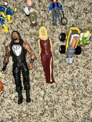 Lot of 15 Random Action Figures Figurines Toys Mixed Lot Loose