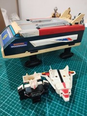 Vintage Pladela Biodragon made in japan & BioRobo Bootleg Taiwan Bioman Sentai