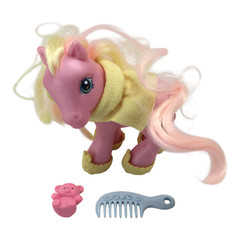 My Little Pony TEA LEAF Pretty Pony Fashions 2003 G3 Bath Robe Bunny Slippers