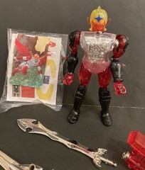 Palisades Micronauts RED FALCON VARIANT Translucent Red & Black 100% Complete