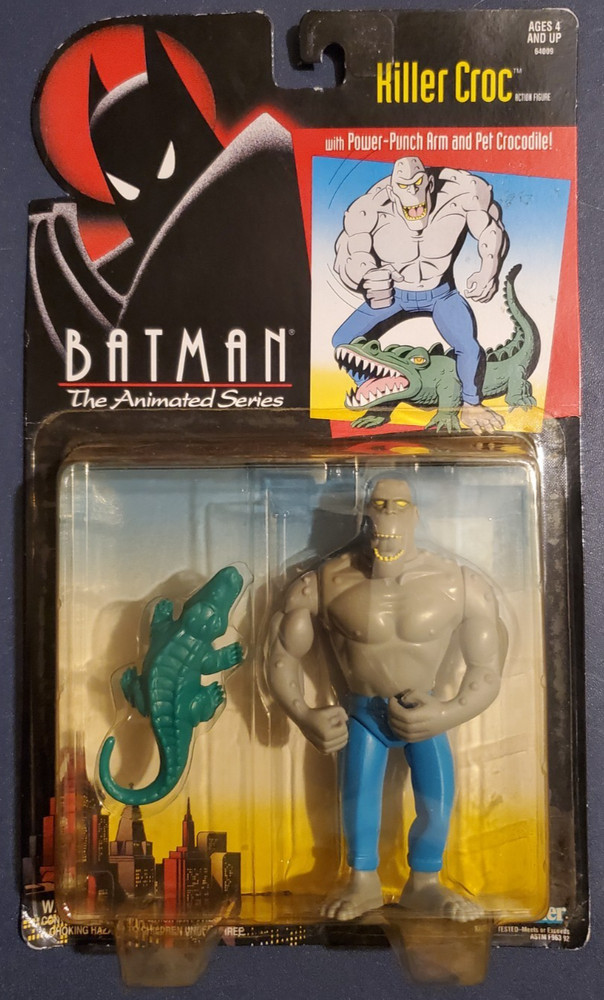 Vintage 1994 Kenner Batman The Animated Series Killer Croc