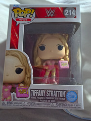 Funko Pop! WWE Tiffany Stratton #214 Glitter Vinyl Figure w/ MITB Briefcase