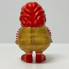 MC Supersized Sofubi Figure Gold Lamé Edition by Secret base x Ron English