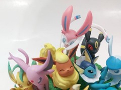 G.E.M. EX Series Pokemon Eevee Friends Megahouse Missing A Few Parts, No Box