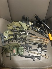 Huge Lot Of Vintage Hasbro 12in G.I. Joe, 21st Century Soldier & Mor Accessories