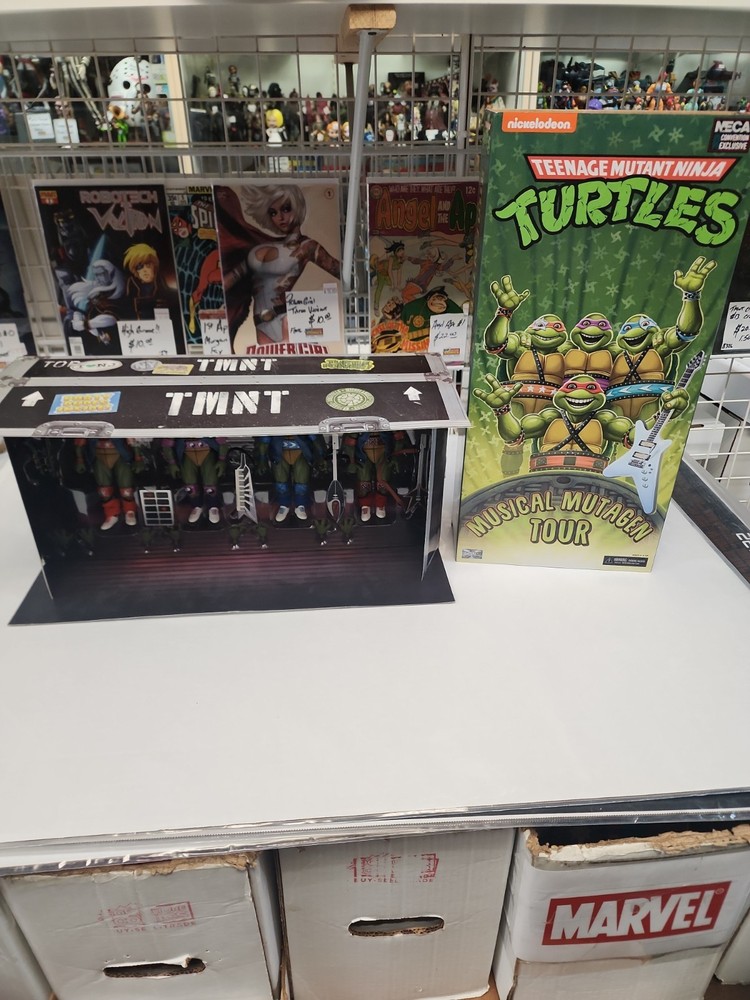 NECA TMNT Musical Mutagen Tour Figure 4 Pack SDCC 2020 Exclusive