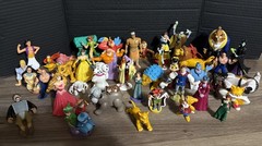 Lot of 45 Disney + Figurines Cake Toppers & Toy Figures Princess & More!