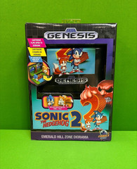 Console Heroes: Sonic 2 Diorama – Sonic & Tails Figures – Emerald Hill Zone