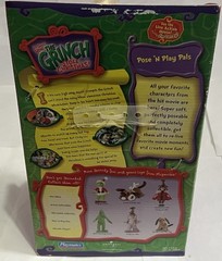 Vintage 2000 Grinch Pose N Play Pals Dolls Jim Carrey Taylor Momsen Dr Seuss