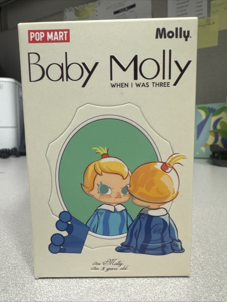 Authentic Pop Mart Baby Molly When I was Three – How Old Are You – Opened Box
