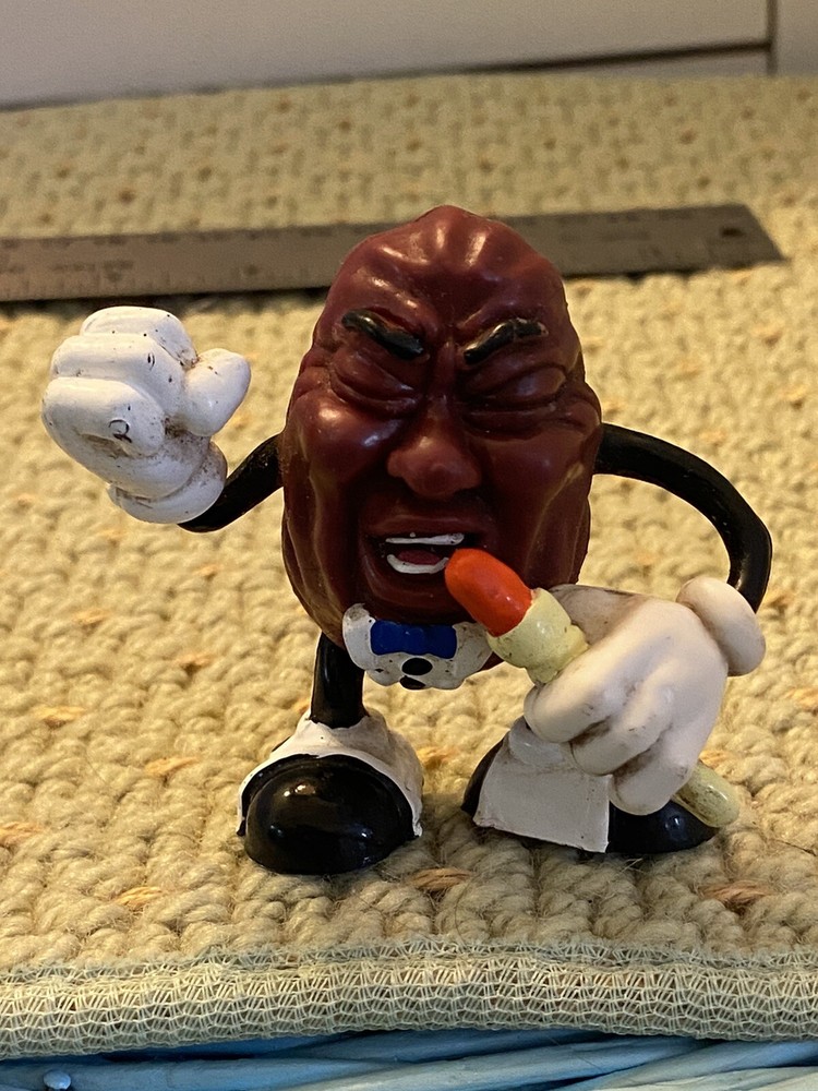 CALIFORNIA RAISINS figure toy singing 1987 2 1/2 Inch Plastic Resin