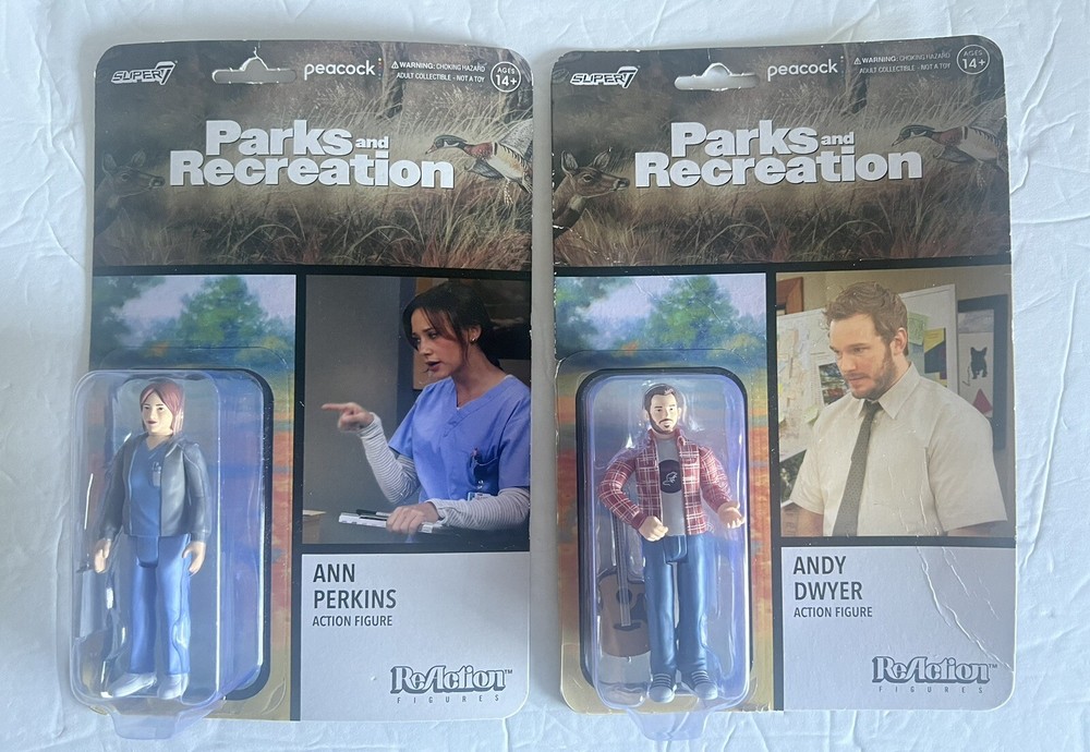 Super7 Parks And Recreation: Ann Perkins And Andy Dwyer ReAction