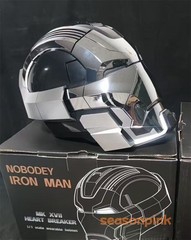 Iron Man MK17 Heart breaker Helmet 1/1 Wearable English Voice-controll Mask Toy