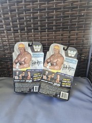 WWF HULK HOGAN Bend-Ems, NEW IN PACKAGE LOT OF 2 FIGURINES VERY NICE V9