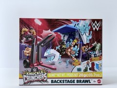 WWE Knuckle Crunchers Backstage Brawl Playset Jey Uso Figure Mattel New 2026