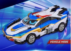 Metal Cardbot W Season3 BLAION + BLUE COP W Set Transformer Robot Car Toy 2025