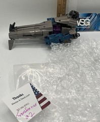 Transforming Toy Gray & Blue Robot #2 TRANSFORMER Figure Helicopter Warbotron