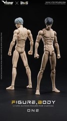 VTOYS X BMS VB002 1/12 Male Pale Flexible Jointed Body &Head Doll For 6″Figure