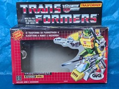🟢🟡 Vintage G1 Transformers GHIBLI Springer w box GiG Italy 1986 🟡🟢