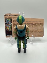 1984 GI JOE COPPERHEAD v1 100% COMPLETE WITH FILE CARD