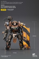 JOYTOY Warhammer 40K 1/18 Action figure Iron Warriors Iron Circle Domitar Model
