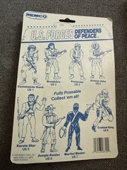Vintage ‘86 Remco Action Figure US Forces Defenders of Peace Protector US 3 NIB