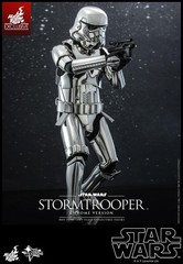Movie Masterpiece Star Wars 1/6 Stormtrooper Chrome Ver Action Figure Hot Toys
