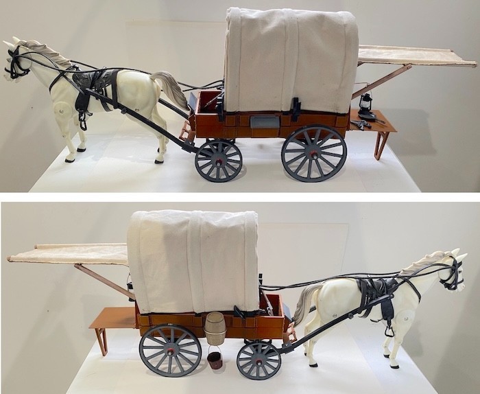1:8 Scale Chuck Wagon Set, Accessories, Gabriel Toys Horse for Lone Ranger