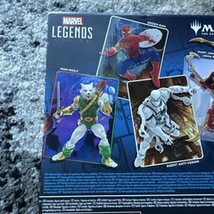 New Marvel Legends Magic The Gathering Battle- Damaged Spider-Man Missing Card