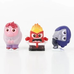 9Pcs/Set Mini inside Out 2 Action Figure Toy Cartoon Movie Joy Anxiety Anger Sad
