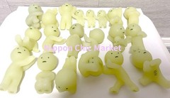 SMISKI Series 2 3 4 Set Glow in the Dark Figures Rare Discontinued Japan
