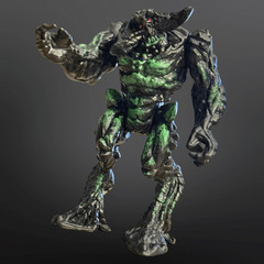 2022 Final Faction Kharn Brute Limited Edition Venom Figure Black Green 6” B21