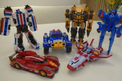 TOBOT MASTER V SUPER DRILLER POWER TRAIN SONIC STEALTH 6-Integration Robot set