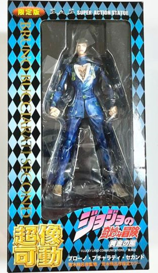JOJO Golden Wind SAS Action Figure Statue Bruno Bucciarati 2nd Araki Japan Toy