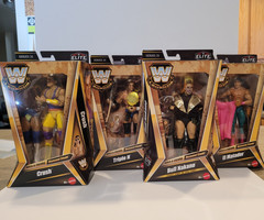 WWE ELITE LEGENDS SERIES 31 FULL SET TARGET TRIPLE H CRUSH BULL EL MATADOR