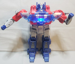 Transformers Optimus Prime Electronic Talking Light-Up Action Figure Works