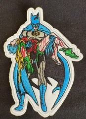 BATMAN AND ROBIN embroidered emblem Logo patch jason todd Death in the Family