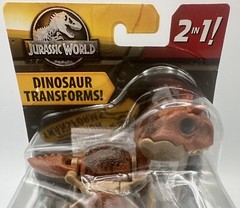 Jurassic World Dinosaur Egg to Carnotaurus Toy Hidden Hatchers 2 In 1 Ages 4+