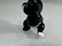 Baby Face 1991 Magic Diaper Babies Pets Black White Kitty Cat 2″ Animal Figure