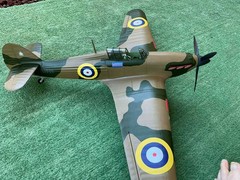 1:18 scale Hawker Hurricane Model Kit-Disassembled and Unpainted