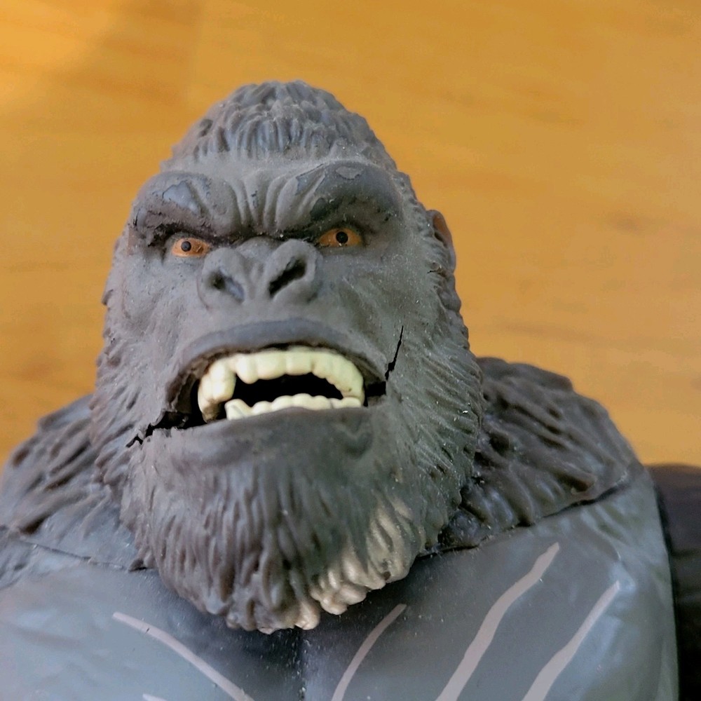 Playmates Godzilla x Kong Battle Roar Kong Electronic Figure 7 Inch Toy Tested