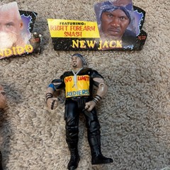 1999 ECW Wrestling Action Figure Lot- New Jack, Sabu, Lance Storm And More